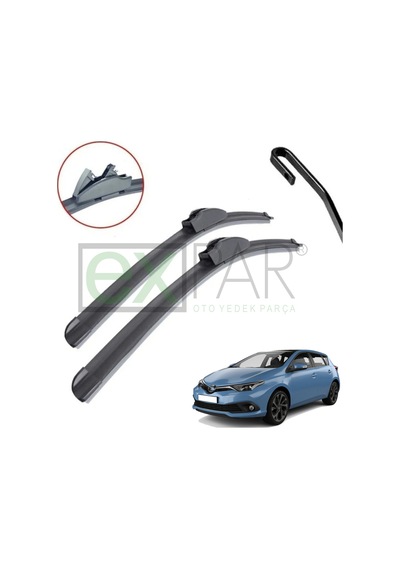 Toyota Auris Ön Cam Silecek Süpürgesi Takımı 2013 - 2019 Model Auris Ön Silecek Sağ Sol