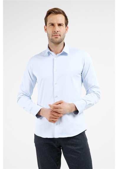 İmza Mavi Sert Yaka Uzun Kol Cepsiz Slim Fit Pamuklu Gömlek 1004255228 Mavi İmza Mavi Sert Yaka Uzun Kol Cepsiz Slim Fit Pamuklu Gömlek 1004255228 Mavi