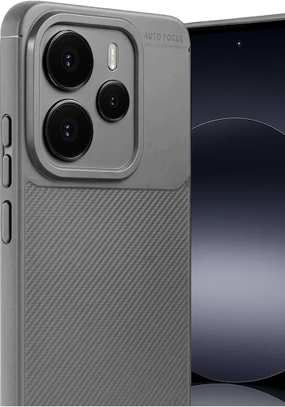 Newface Xiaomi Note 14 5g Auto Focus Karbon Kapak - Gri
