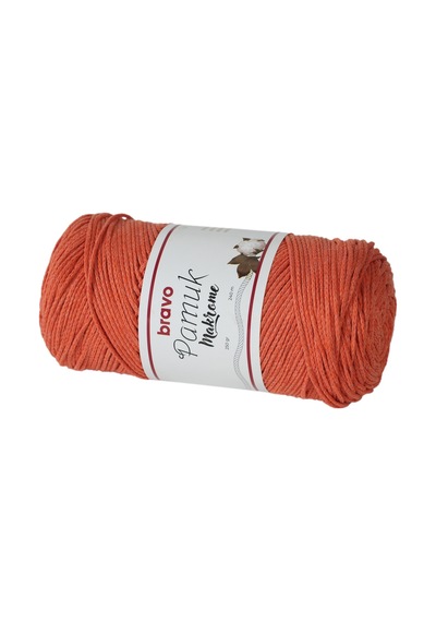 Pamuk Makrome İplik 250 Gr 240 Metre Koton Renk Kodu: 702 Portakal