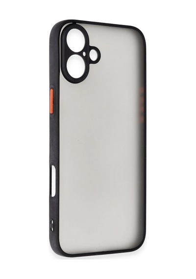 Newface - 330 - İphone 16 Plus Kılıf Montreal Silikon Kapak - Edntrend - - Siyah Sıyah
