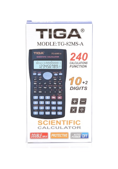 Tiga TG-82MS-A Bilimsel Fonksiyonlu 12 Hane Hesap Makinesi