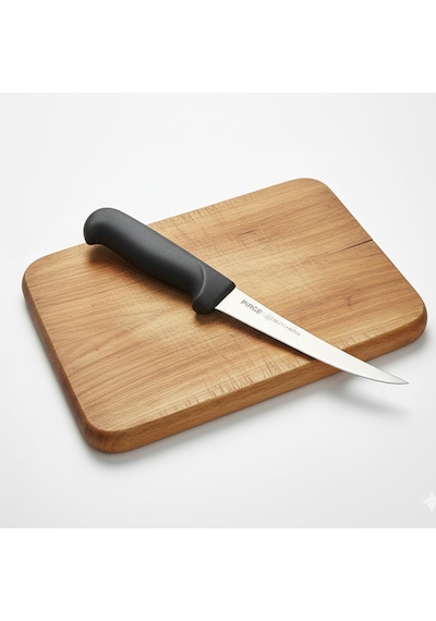 Butcher's Sıyırma Bıçağı Kıvrık Sert 12 Cm Siyah