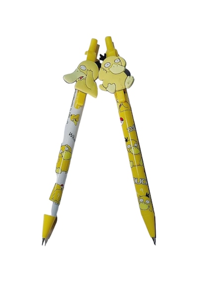 2 Adet 0.7 Mm Uçlu Kalem Versatil Kalem Sarı Ördek Model Çok Renkli