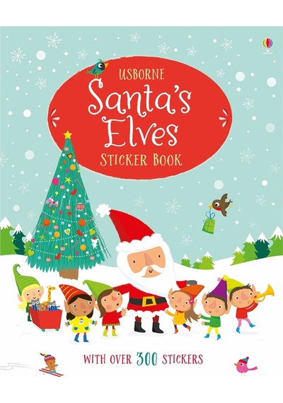 Santa's Elves Sticker Book Usborne