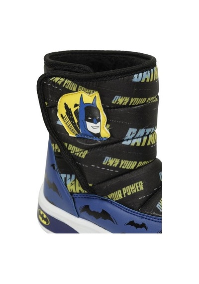 Batman Mavıla Lacivert-siyah Cırtlı Kürklü Erkek Çocuk Kar Botu Lacivert