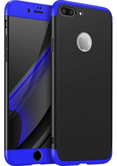 Apple Uyumlu iPhone 7 Plus / 8 Plus Gkk Kılıf 360 Derece Tam Koruma