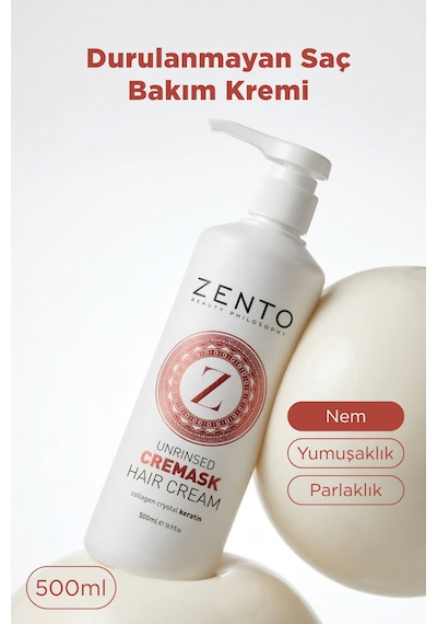 Zento Cremask Durulanmayan Saç Bakım Kremi 500 ML