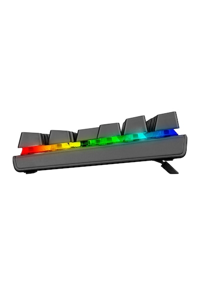 Kb-r17 Raptor Black Usb Full Rgb Led Blue Switch Lc Layout Gaming Mechanical Keyboard