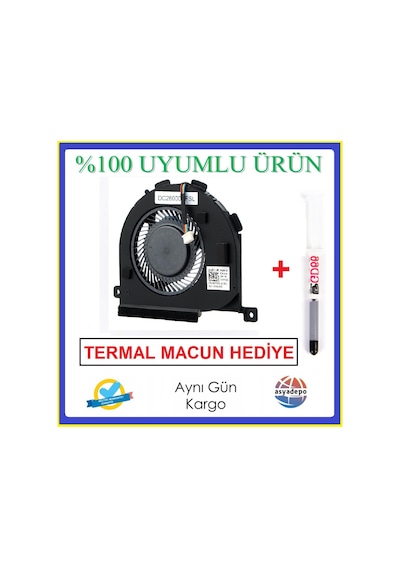 Dell Uyumlu 06Yydg 6Yydg Fan Cpu İşlemci Fanı N11.70309