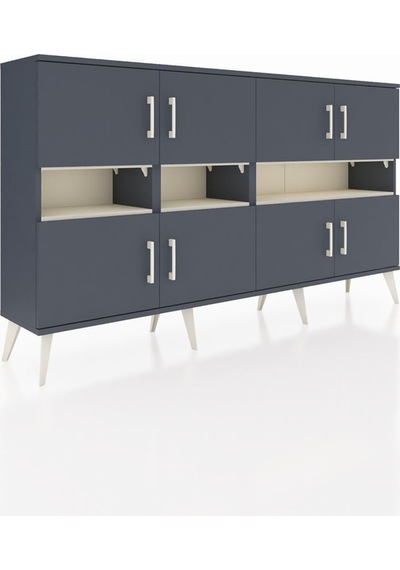 Arges Konsol 8 Raflı 8 Kapaklı 176x30x99 Antrasit-antrasit/aytaşı Antrasıt/aytası - Antrasıt Arges Konsol 8 Raflı 8 Kapaklı 176x30x99 Antrasit-antrasit/aytaşı Antrasıt/aytası - Antrasıt