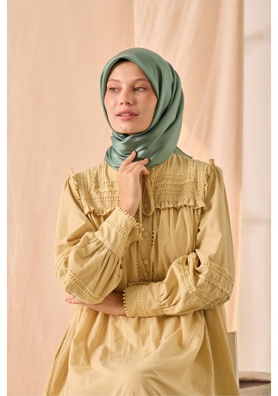Silk Home Düz Shiny Eşarp 75006-78 Çağla