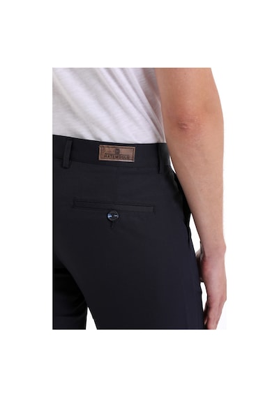 Hatemoğlu Lacivert D. Slim Fit Desenli Yandan Cep Kanvas Pantolon Lacivert Hatemoğlu Lacivert D. Slim Fit Desenli Yandan Cep Kanvas Pantolon Lacivert