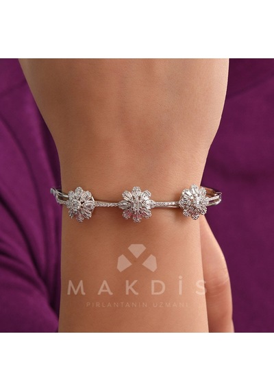 1.50 Karat Baget Pırlanta Kelepçe