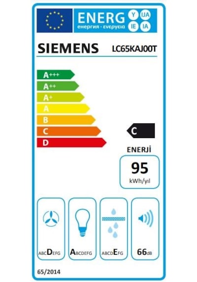 Siemens LC65KAJ00T iQ300 Duvar Tipi Davlumbaz