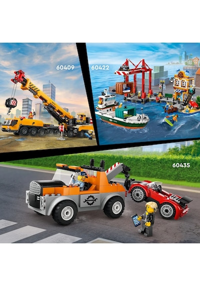 LEGO® City Sarı İnşaat Ekskavatörü 60420 - 8 Yaş & Üzeri Çocuklar için Yaratıcı Oyuncak Yapım Seti (633 Parça)