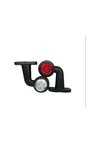 Ahmet Otomotiv 2 Adet Ultra Mini Eğri Takoz 12 Ledli Boynuz Takım N11.11