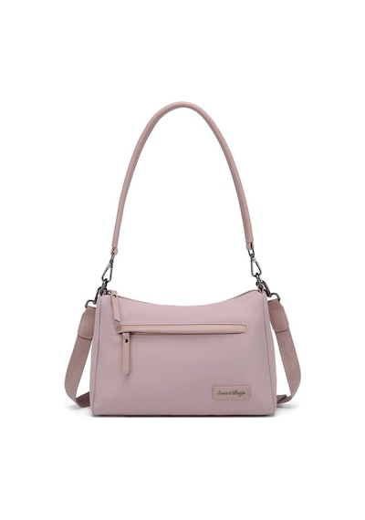 Smart Bags Twill Dimi Kumaş Kadın Omuz Çantası 3325 Ten