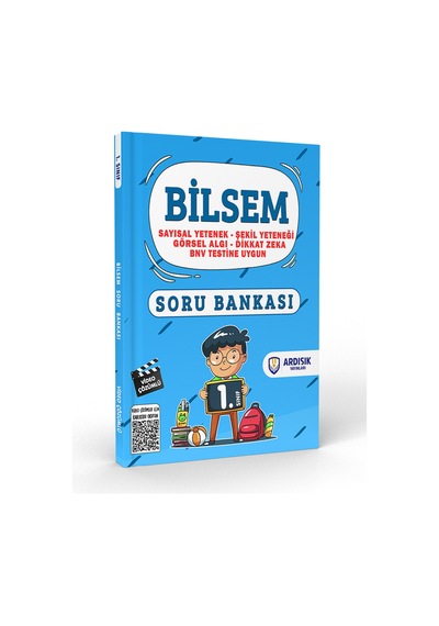 Ardışık Yayınları 1. Sınıf Bilsem Soru Bankası Ve Deneme Sınavı Tamamı Video Çözümlü 2 Kitap Set