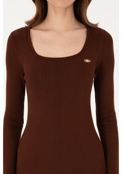 U.S. Polo Assn. U.s. Polo Assn. Kadın Kahverengi Kazak /triko 50314618-vr029