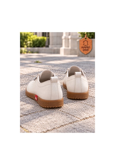 Ms Baccio Kadın İçi Dış Hakiki Deri Sade Model Çok Şık Çok Rahat Ortopedik Taban Günlük Casual Ayakkabı Ekru Ms Baccio Kadın İçi Dış Hakiki Deri Sade Model Çok Şık Çok Rahat Ortopedik Taban Günlük Casual Ayakkabı Ekru