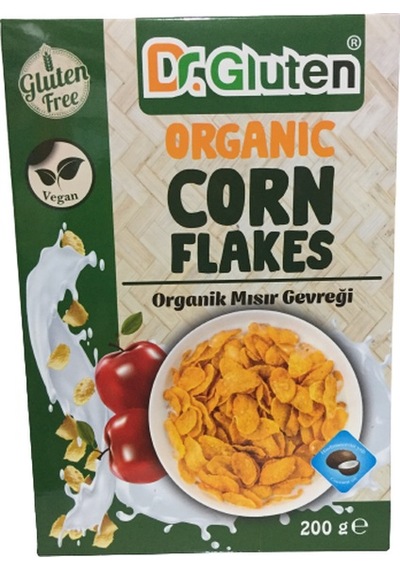 Dr. Gluten Organik Mısır Gevreği Glutensiz 200 G