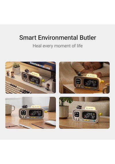 Atuman Mood-a Akıllı Termometre Higrometre Saat Retro Piksel Ekranlı Sıcaklık Nem Ölçer, Usb Şarjlı Masaüstü Akıllı Oda Monitörü, Animasyonlu Dekoratif Ev & Ofis Cihazı Hediyelik Süs Pembe Atuman Mood-a Akıllı Termometre Higrometre Saat Retro Piksel Ekranlı Sıcaklık Nem Ölçer, Usb Şarjlı Masaüstü Akıllı Oda Monitörü, Animasyonlu Dekoratif Ev & Ofis Cihazı Hediyelik Süs Pembe