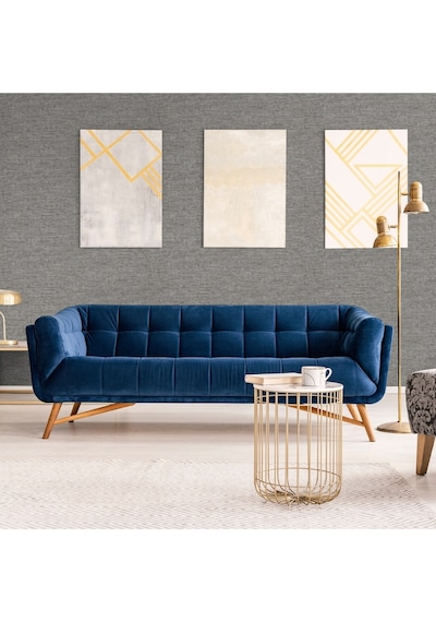 Adawall Muse Koleksiyonu- 25108-6 Vizon Taş Görünümlü Duvar Kağıdı 1.06x15.6m, 16.5m² Bej