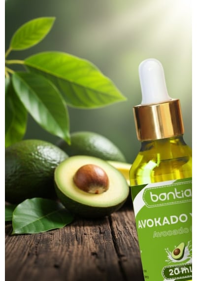 Avokado Yağı 20 Ml Soğuk Sıkım %100 Saf Cilt Ve Saç Bakım Yağı 20 ML