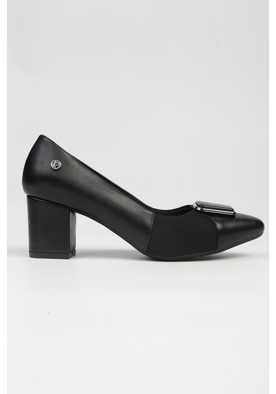 Pierre Cardin Pc-53099- 3592 Siyah Cilt-kadın Topuklu Ayakkabı 001