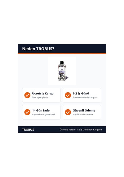 Trobus Torpido Koruyucu Parlatıcı Cila Badem Yağlı Deri Vinil Plastik 200 Ml