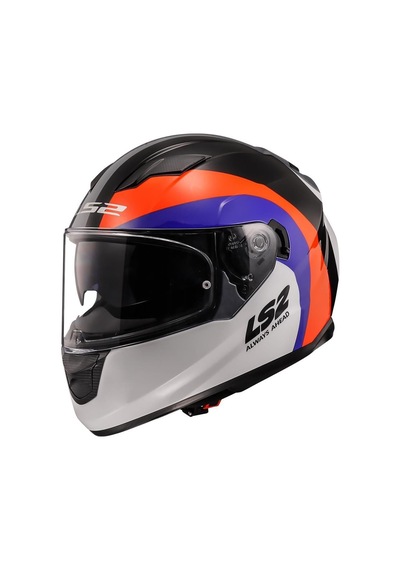 Ls2 Stream Evo Loop Full Face Motosiklet Kaskı Mat Gri - Mavi