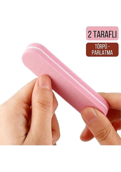 Mey İthalat Mini Tırnak Törpü Ve Parlatma Blok Sünger 2 Yüzey 717827
