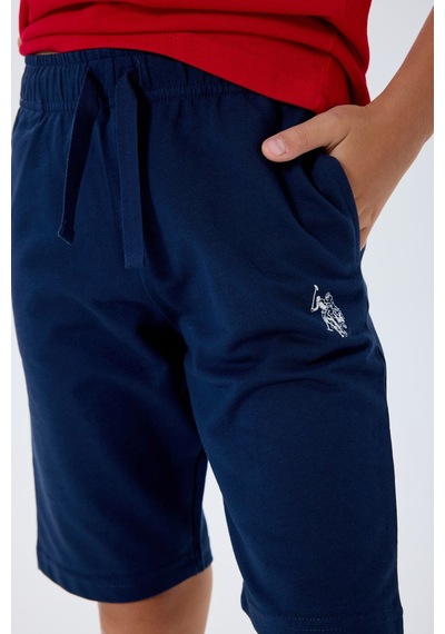 U.s. Polo Assn. Erkek Çocuk Kırmızı Bermuda Takım Us2415-c-v2 Kırmızı
