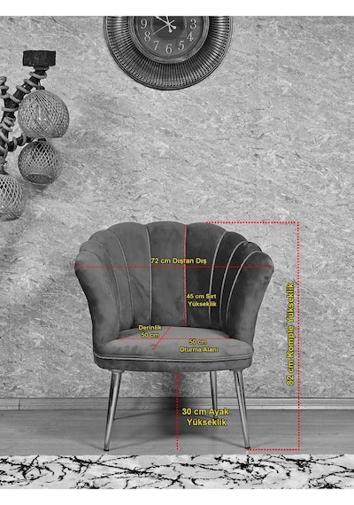Papatya Çay Seti Koltuk Takımı Beyaz Boyalı Sivriltme Ayak, Balko 001