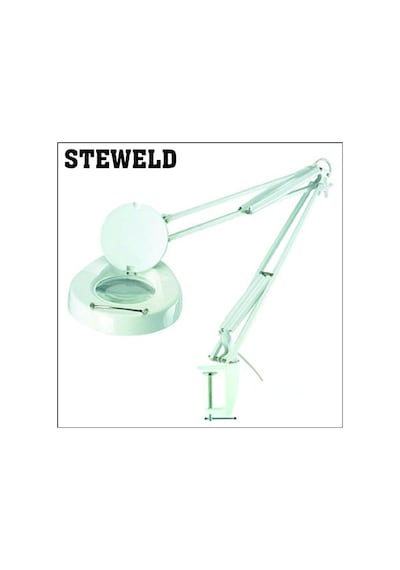 Steweld 8064-1cp 3d Floresanl Işıklı Masa Mengeneli Büyüteç