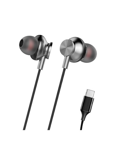 H341 Type-c Stereo Kulak İçi Kablolu Kulaklık Siyah