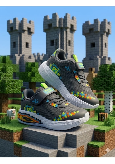 Mcdark Çocuk Spor Sararmaz Eva Taban Craft Sneaker-füme