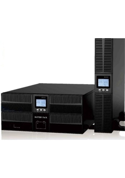 UPRT 11 10 Kva Rack Tower 10000 VA Online Ups 16*9 Ah Akü 5/15 Dakika Kesintisiz Güç Kaynağı