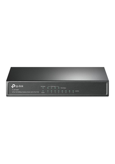 TP-Link TL-SF1008P 8 Port 10/100 Mbps 4 Port PoE Masaüstü Switch TP-Link TL-SF1008P 8 Port 10/100 Mbps 4 Port PoE Masaüstü Switch