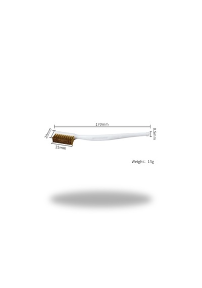 Nozzle Temizleme Fırçası Seti 1 Çelik + 1 Pirinç