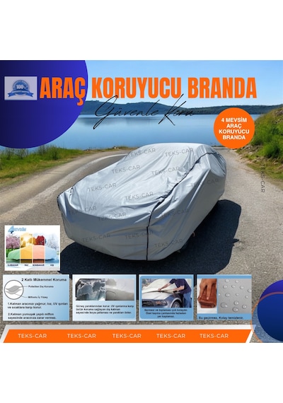 Teks Car Oto Branda Tüm Binek Araçlara Uyumlu 4 Mevsim Oto Koruyu