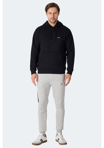 Slazenger Moonlıght I Erkek Siyah Sweatshirt Siyah