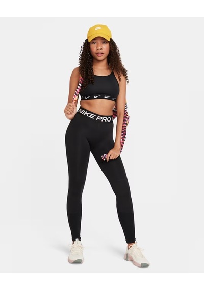 Nike Pro Dri-fıt Da1028-010 Büyük Kız Çocuk Taytı - Siyah