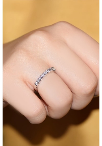 0.39 Ct Pırlanta Yarım Tur Yüzük