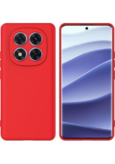 Redmi Note 14 Pro Plus Uyumlu Silikon Kılıf - Esnek Tam Koruma Kapak  - Kırmızı