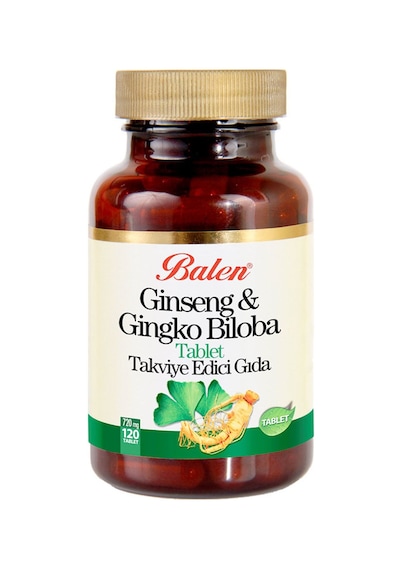 Ginseng & Ginkgo Biloba 720 Mg 120 Tablet X 3 Adet