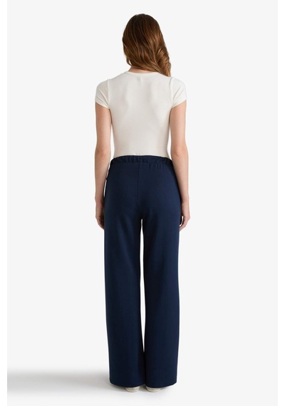Defacto Relax Fit Normal Bel Düz Paça Modal Pantolon G2912ax25aunv245 Lacivert