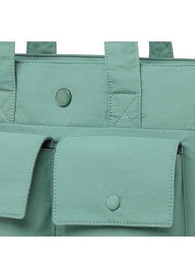 Smart Bags Mikro Poly Kumaş Büyük Boy Kadın Omuz Çantası 3345 Mint