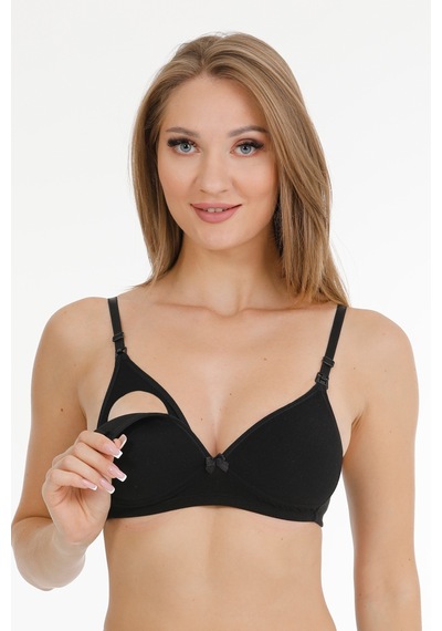 Parlingerie Modal Kaplı Emzirme Sütyeni Siyah
